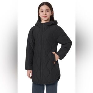 Mondetta Kids Black Hooded Puffer Jacket
